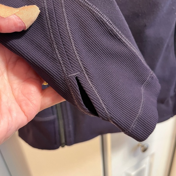 Lululemon Purple Asymmetrical Zip Jacket - Picture 2 of 5
